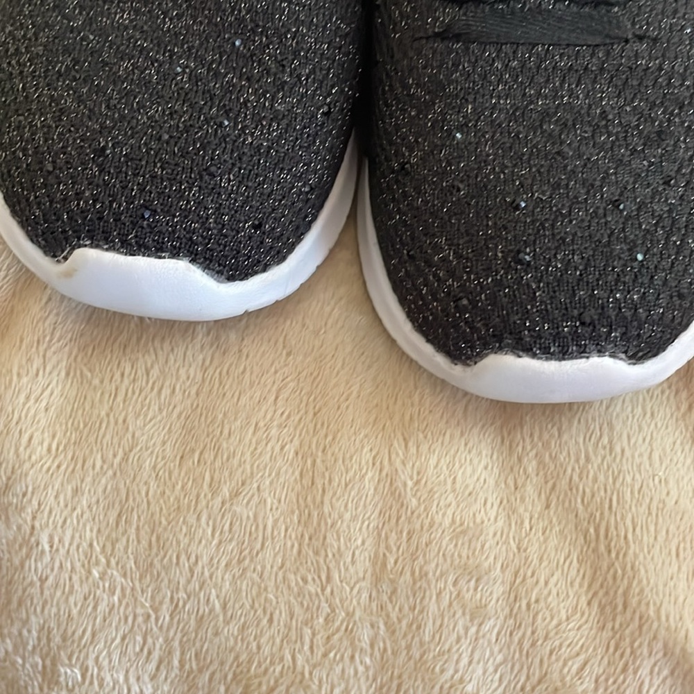 Skechers Air Cooled Memory Foam Women's Black Knit Sneakers - Picture 13 of 15
